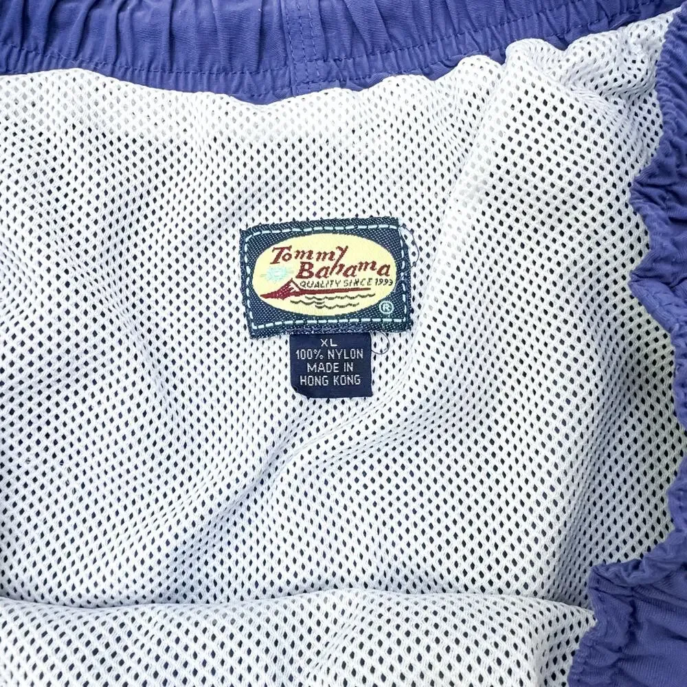 Tommy Bahama Blue Nylon Quick Dry Swim Trunks Men's XL